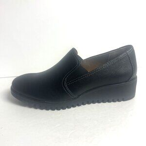 Eurosoft Women's Darbi Wedge Slip On Black Size 7M